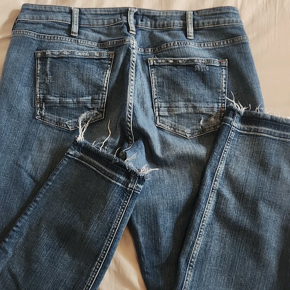 Silver Boyfriend Jeans - Picture 3 of 6